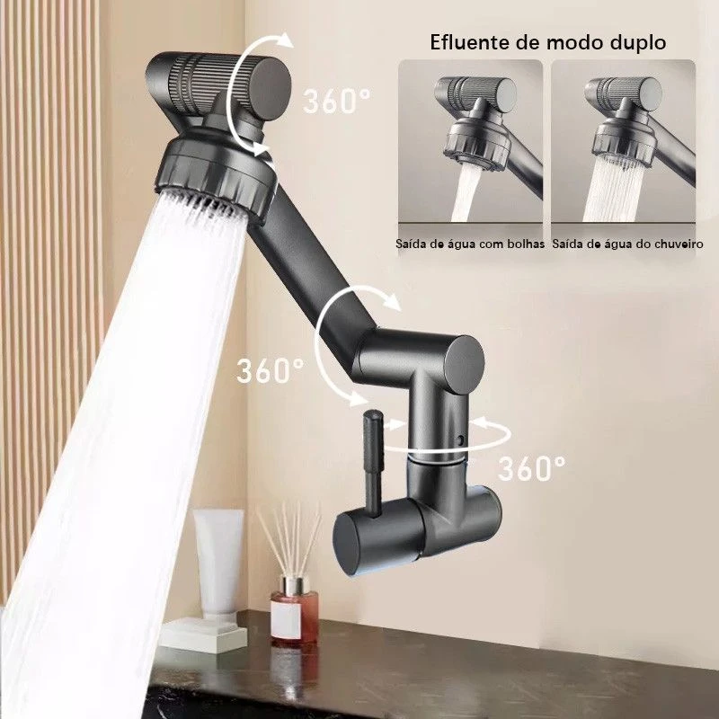 خلاط مغسلة راس متحرك