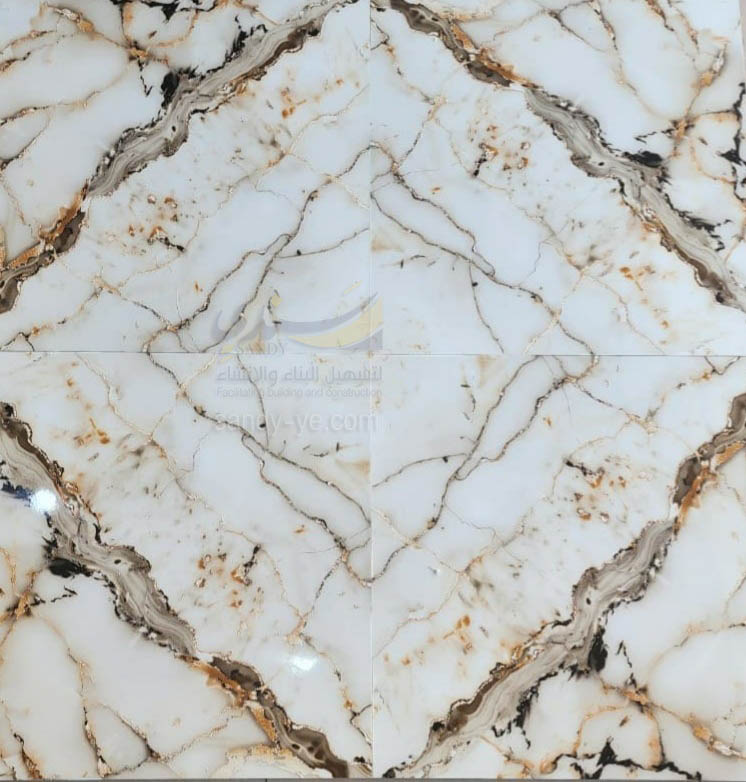 سيراميك 60*60 سعودي فرز اول قطع ليزر الياقوت 